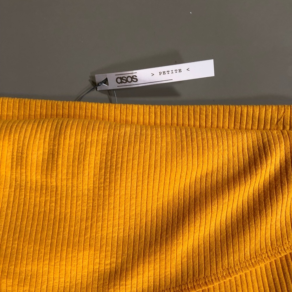ASOS Petite Yellow Mini Dress - Picture 5 of 6